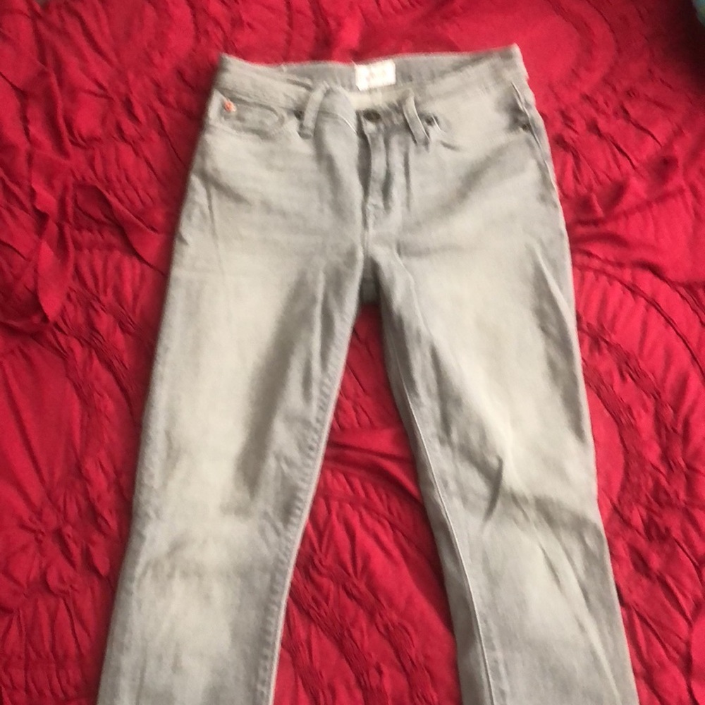 Hudson Natalie Super Skinny Midrise Ankle Jeans 🩶